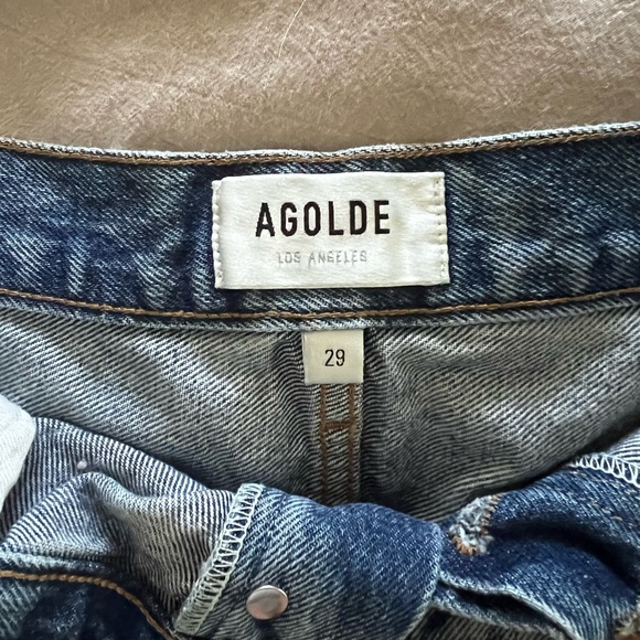 Agolde High waisted Jean shorts - Picture 2 of 4